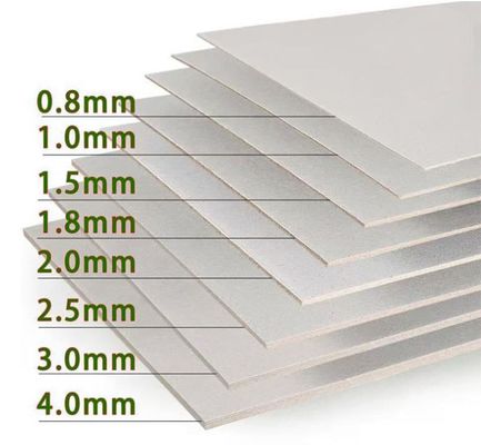 Prix d'usine du carton gris meilleur prix de qualité 1 mm 2 mm 3 mm pour l'emballage cadeau