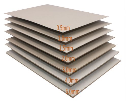 Vente en gros en Chine fournisseur de publicité en mousse dossier cadre panneau arrière carton gris