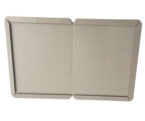 Fabrique vente à chaud papier en mousse d'éponge en carton en couverture rigide boîte de rangement de livre carton gris