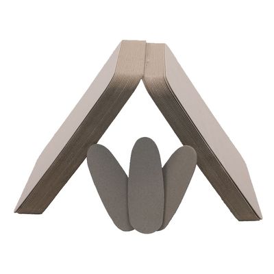 Feuilles de carton gris non recouvertes Papier de carton duplex recyclé Forme personnalisée