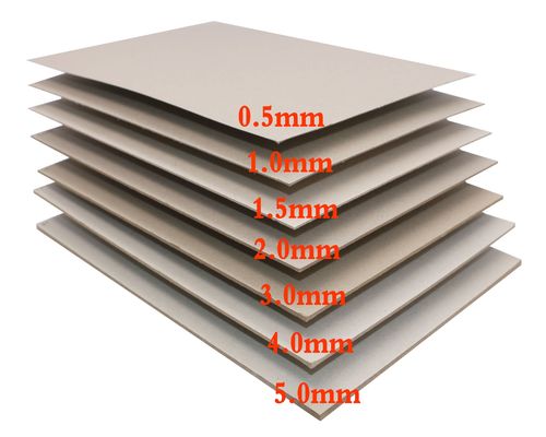 Fabrique personnalisée 300g 650g Carton gris et tailles 787*1092mm papier gris