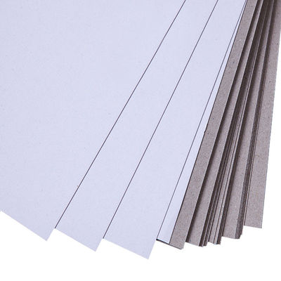 350gm Carton en papier duplex à dos blanc recyclé avec revêtement unilatéral