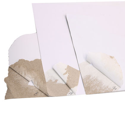 Tableau de papier à motifs gris Matériau brut Ruloir de carton duplex enduit Tableau de papier duplex à motifs gris