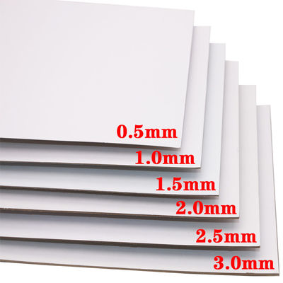 Fabricants de panneaux duplex de taille personnalisée à dos gris avec revêtement en kaolinite