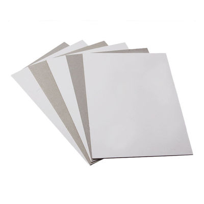 Papier revêtu d'un côté Matériau brut Carton duplex avec dos gris Taille personnalisée