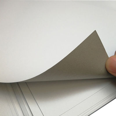 Papier revêtu d'un côté Matériau brut Carton duplex avec dos gris Taille personnalisée