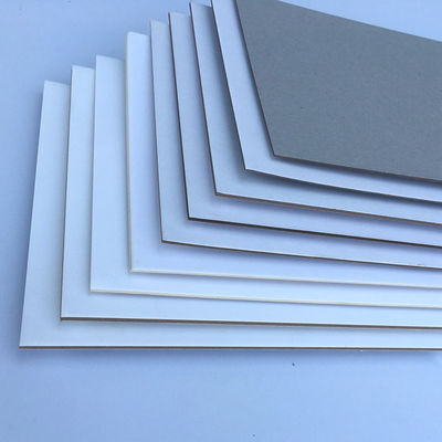 230 gm-350 gm Carton papier duplex en carton Impression offset au dos gris