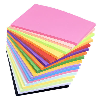 Feuille de papier de copie couleur recyclée, A3 A4