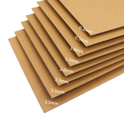 150 Gsm 180 Gsm Carton de papier kraft recyclé pour l'emballage