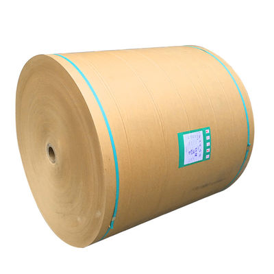 Ruloir de papier kraft revêtu en PE, papier brun artisanal biodégradable, recyclé