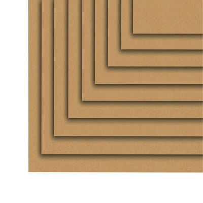 Papeterie kraft non blanchie de pâte de bois 81 gm rouleaux de papier kraft brun vierge