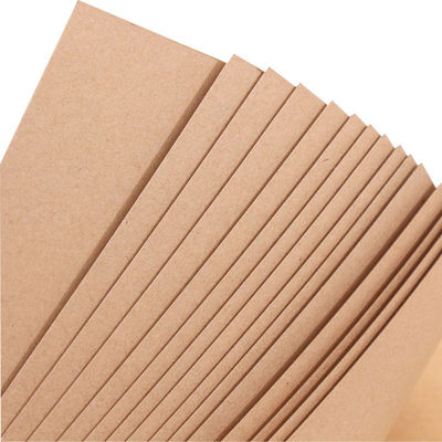 Papier en carton kraft revêtu en PE personnalisé, brun, brillant ou mate
