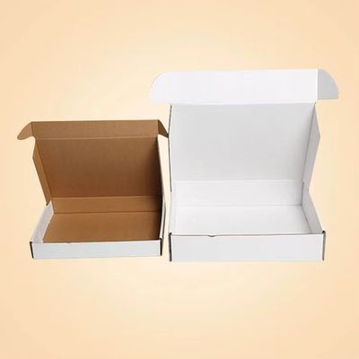 Boîtes en carton ondulé en papier rigide OEM avec couvercle pour emballage cadeaux