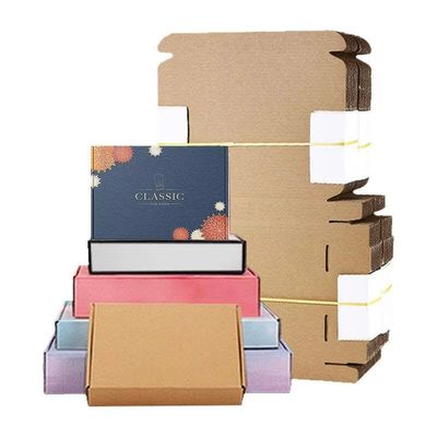 Boîtes d'emballage en papier ondulé pour l'impression sur mesure Boîte d'avion à paroi simple ou double