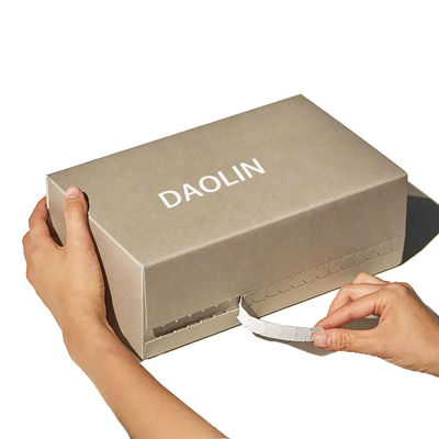 Boîte ondulée à fermeture à glissière Boîte de déménagement personnalisée Boîtes d'expédition Cartons ondulés avec fermeture à glissière