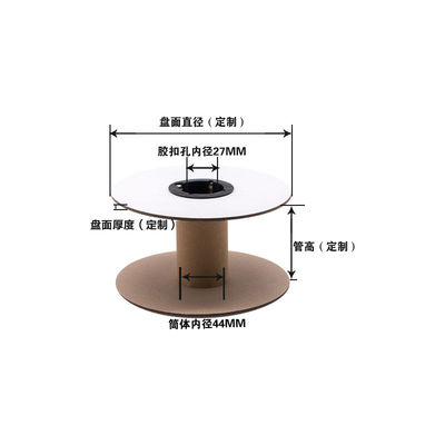 Fabrication d'une bobine de fil de papier écologique avec expertise OEM / carton Kraft