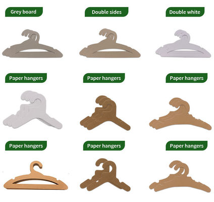 Collier de papier en carton recyclé durable Couleur / taille personnalisée pour les vêtements