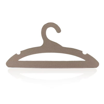 Accrochage de papier en carton blanc biodégradable pour manteau, costume, vêtements et serviette